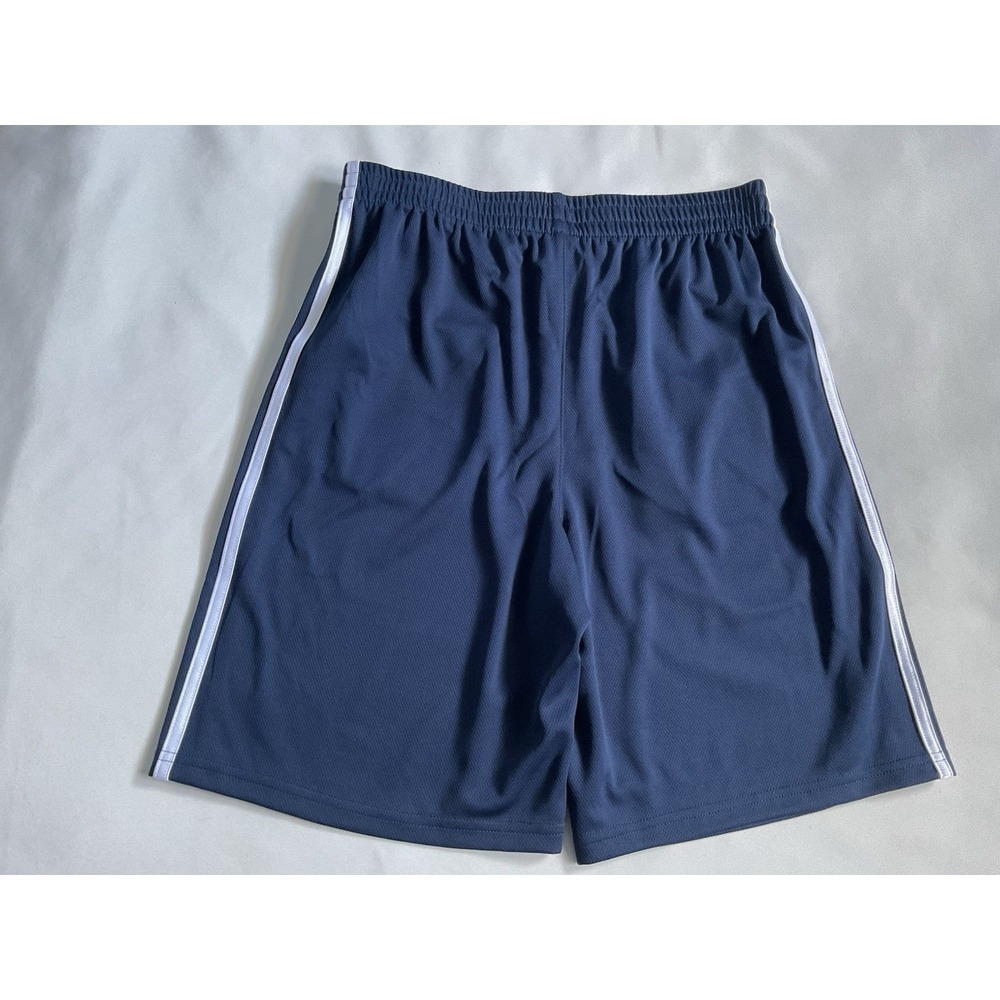 Adidas Classic 3S Youth Shorts Elastic Waistband Color Collegiate Navy Size XL - Picture 2 of 6
